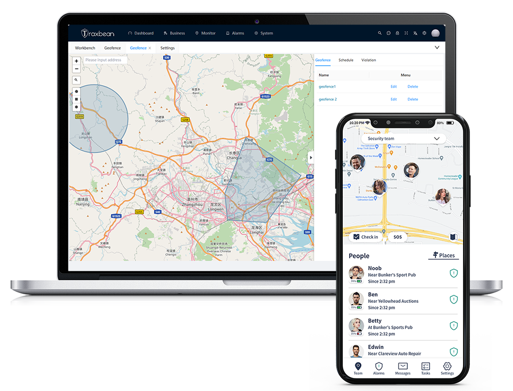 Traxbean Sistema de Monitoreo Electrónico